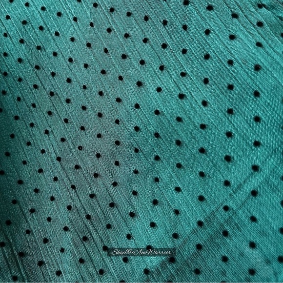 J.Crew NWT emerald green tired ruffle dotted pull-on midi skirt *shop@iamwarrior - Picture 9 of 11